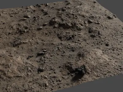 Gravelsand01 3D model