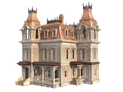 Victorian House 3D model purchase