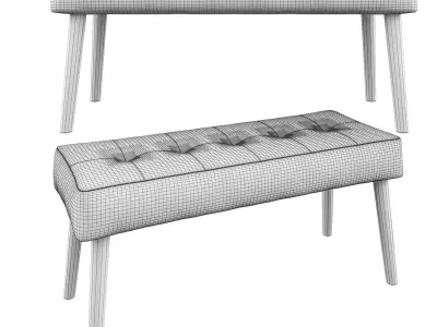 bench Glory 3D model