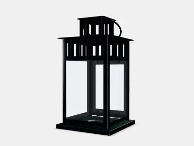 BORRBY Lantern for block candle Low-poly 3D model