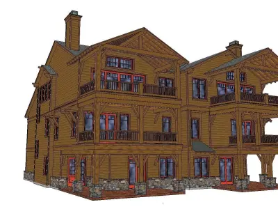 Creative Design-Holiday Cabin-084 3D model