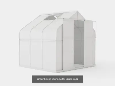 Collection of Greenhouse Diana 5000 - 3 Models 3D Model Pack