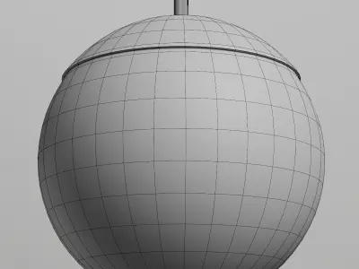 Ultra modern lamp 3D model