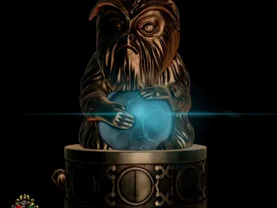Demiguise Moon Lamp - Harry Potter Hogwarts Legacy 3D print model