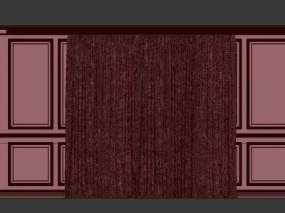Curtain Set 98 3D model