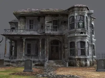 haunted house model 3D model