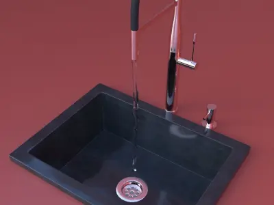Wash Basin 3D model get