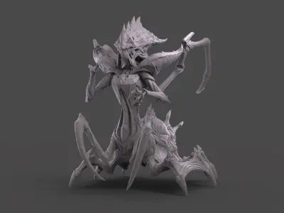 StarCraft2 Queen 3D print model