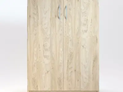Wooden Cabinet 12 3D model