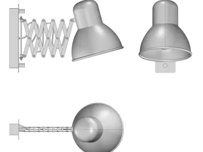 Wall Lamp Nowodvorski Harmony 3D model