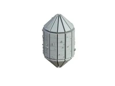 Sci Fi Object No 4397 Low Poly Low-poly 3D model