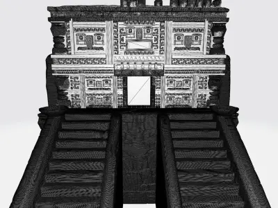 The tomb of Maya 3D print model