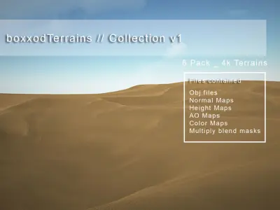 Terrains Pack 3D model