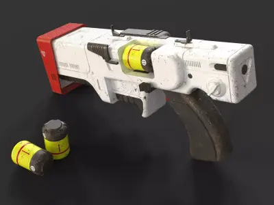 Institute Laser Pistol Fallout  3D print model