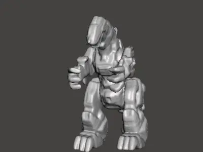 DEATH SAURER GASHAPON PVC PLASTIC FIGURE TOY MINI MODEL 3D print model