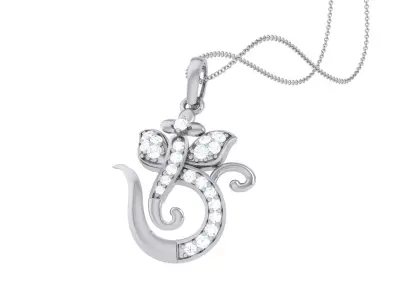 Spiritual Ganesha Pendant 3D print model