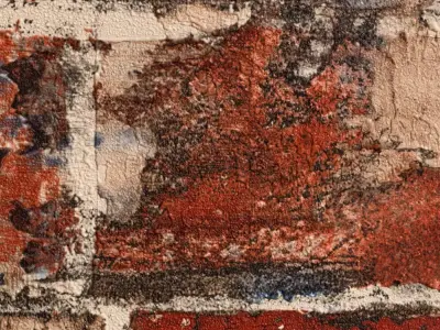 Distressed Red Brick Wallpaper Texture