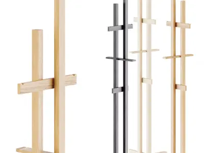 Elements Coat Stand hanger 3D model