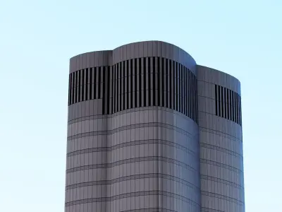 15 Hudson Yards Building Low-poly 3D model