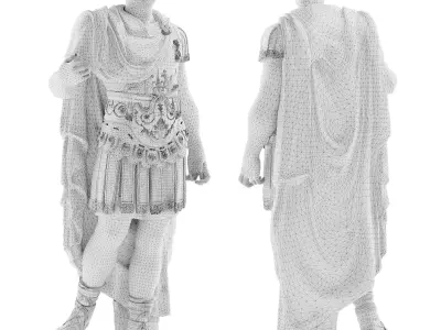 Caesar Statue 3D model