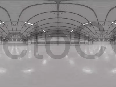 HDRI - Warehouse Interior 9 Texture