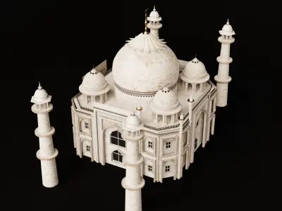 Taj mahal 3D model