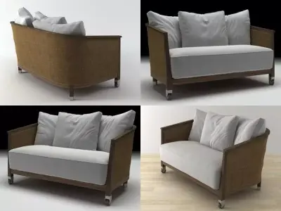 Mozart sofa 3D model