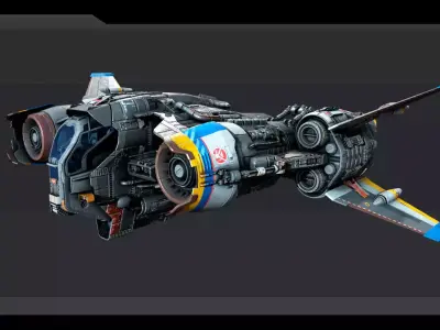 Smuggler Starcraft  Low-poly 3D model