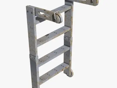 Ladder metal 3D model