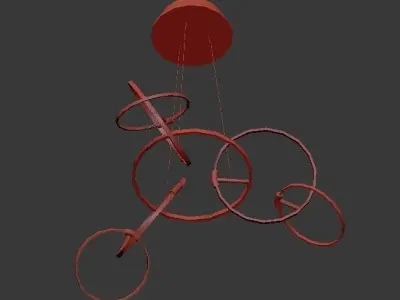 RINGER olympia pendant light 3D model