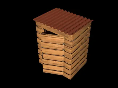 WC Outdoor 3D model