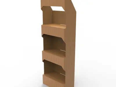 Point of Sale Cardboard Display Stand Texture