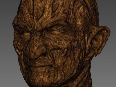 Freddy Krueger head - Printable impresion 3d 3D print model