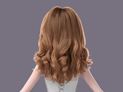  Cartoon Bride Rigged 