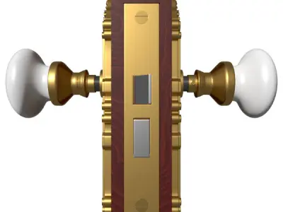 Door Knob Hardware 2 3D model