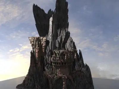Purgatory Grand Cliffs Hive 3D model