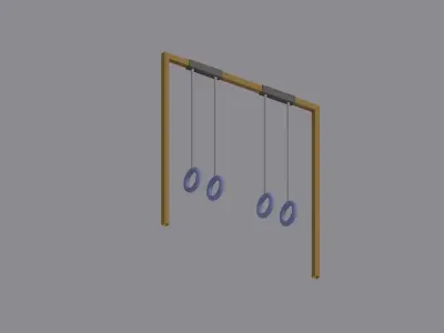 Playground Hangers 3D model