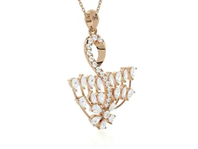 Flower Light wt Pendant Earrings Set 3dm stl obj mtl gltf glb  3D print model