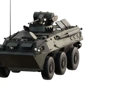 ZSL92 armored personnel carrier 3D model