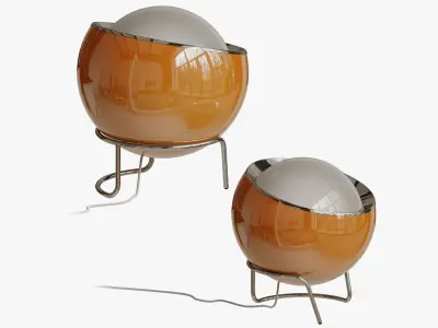 Clan floor lamp by Studio 6G and Harvey Guzzini for Meblo 1970s 3D model