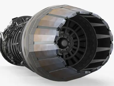  Russian Fifth Gen Fighter Jet Engine 177S 