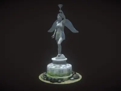 Lucy Statue Low-poly 3D model