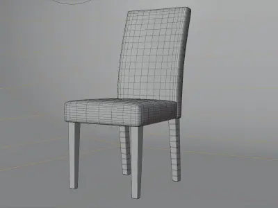 Chair - Upholstered Furniture - Modern Chair 3D model Low-poly 3D model