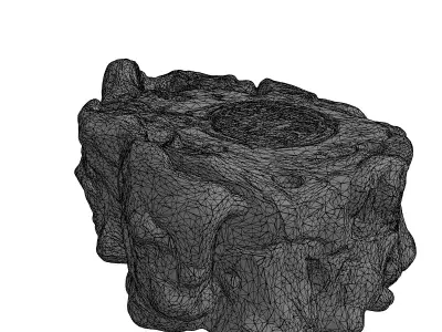 Fantasy Elemental Core Stone Low-poly 3D model