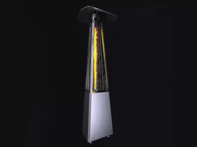 Outdoor Fireplace 3D model