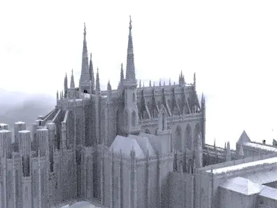 Bloodborne inspired Cathedral 1 3D model