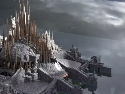 Towers of Prometheus Kit bash 3D model