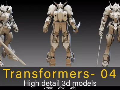 Transformers- 04- High detail 3d models 3D model
