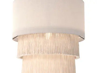 Macrame Lampshade 3D model