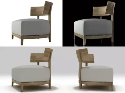 Thomas lounge chair 3D model